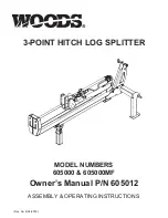 Woods 605000 Assembly & Operating Instructions preview