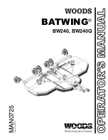 Preview for 1 page of Woods Batwing BW240Q Operator'S Manual