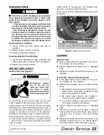 Preview for 23 page of Woods Batwing BW240Q Operator'S Manual