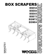 Preview for 1 page of Woods BSM72 Operator'S Manual