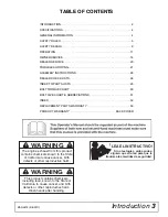 Preview for 3 page of Woods Mov'n Machine FZ23B Operator'S Manual