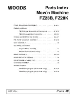 Preview for 29 page of Woods Mov'n Machine FZ23B Operator'S Manual