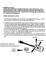 Preview for 2 page of Woods N1502 Operating Instructions