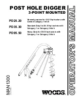 Woods PD25.20 Manual предпросмотр