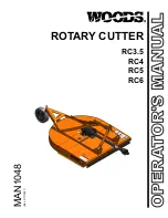 Предварительный просмотр 1 страницы Woods RC3.5 Operator'S Manual