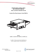 Preview for 1 page of Woodson P18 Specification, Installation And Operation Manual