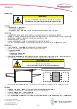 Preview for 7 page of Woodson P18 Specification, Installation And Operation Manual