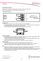 Preview for 11 page of Woodson P18 Specification, Installation And Operation Manual