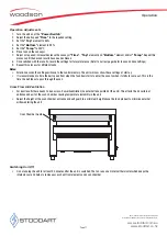 Preview for 12 page of Woodson P18 Specification, Installation And Operation Manual