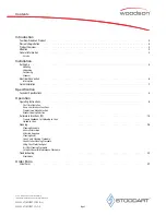 Preview for 3 page of Woodson Pronto W.PO52 Specification, Installation And Operation Manual