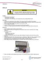 Preview for 7 page of Woodson W.CFSS.23 Specification, Installation And Operation Manual