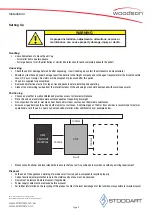 Preview for 7 page of Woodson W.FAS80 Specification, Installation And Operation Manual