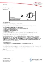 Preview for 11 page of Woodson W.FAS80 Specification, Installation And Operation Manual