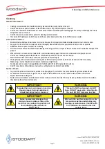 Preview for 12 page of Woodson W.FAS80 Specification, Installation And Operation Manual