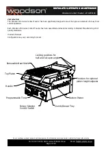 Preview for 4 page of Woodson W.GPC61SC Installation Operation & Maintenance