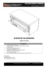 Woodson WGLS30 Installation Operation & Maintenance preview