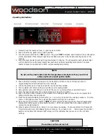 Preview for 13 page of Woodson WGPC61 Installation & Operation Manual