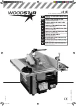 Предварительный просмотр 1 страницы Woodstar 390 2403 000 Original Instruction Manual