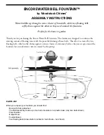 Woodstock Chimes ENCORE WATER BELL FOUNTAIN Assembly Instructions preview