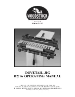 Preview for 1 page of Woodstock D2796 Operating Manual