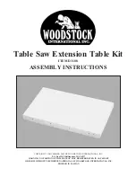 Woodstock D3108 Assembly Instructions preview