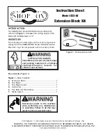 Woodstock SHOP FOX D3348 Instruction Sheet preview