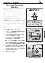 Предварительный просмотр 21 страницы Woodstock SHOP FOX M1049 Owner'S Manual