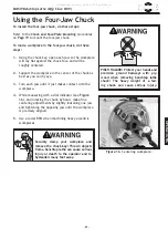 Предварительный просмотр 23 страницы Woodstock SHOP FOX M1049 Owner'S Manual