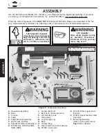 Предварительный просмотр 10 страницы Woodstock Shop Fox W1669 Instruction Manual