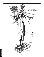 Предварительный просмотр 34 страницы Woodstock Shop Fox W1669 Instruction Manual