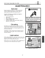 Предварительный просмотр 31 страницы Woodstock SHOP FOX W1715 Owner'S Manual
