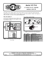 Предварительный просмотр 3 страницы Woodstock SHOP FOX W1744 Owner'S Manual