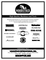 Предварительный просмотр 52 страницы Woodstock Shop fox W1856 Owner'S Manual