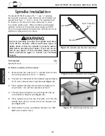 Предварительный просмотр 30 страницы Woodstock ShopFox W1763W Owner'S Manual