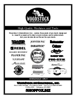 Preview for 57 page of Woodstock W1812 User Manual