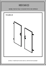 Предварительный просмотр 1 страницы Woodstock WDS1245CD Assembly Instructions Manual