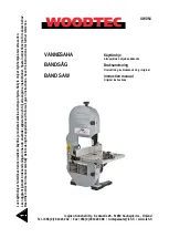 Woodtec XW054 Instruction Manual preview