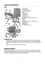 Предварительный просмотр 21 страницы Woodtec XW112 Instruction Manual