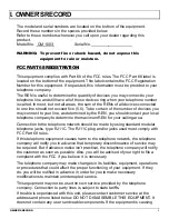 Preview for 3 page of WoodTel DialMate CM 1003 User Manual