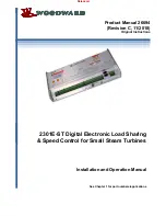 Woodward 2301E-ST Installation And Operation Manual preview