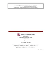 Предварительный просмотр 21 страницы Woodward DTSC-200 Manual