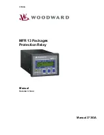 Woodward MFR 13 Manual preview