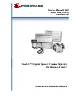 Woodward ProAct I Product Manual preview