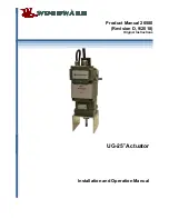 Woodward UG-25+ Installation And Operation Manual предпросмотр