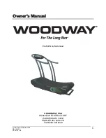 Woodway ECOMILL Owner'S Manual preview