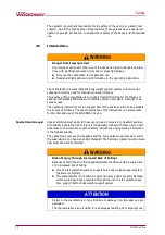 Preview for 12 page of Woodway LokoStation 55 Operating Manual