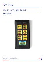 Woodway Micro-Link ZE0187 Installation Manual preview