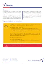 Preview for 2 page of Woodway Micro-Link ZE0187 Installation Manual