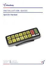 Woodway Opti-Din Installation Manual предпросмотр