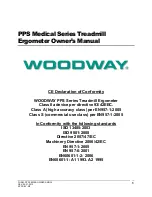 Woodway PPS 43 Owner'S Manual preview